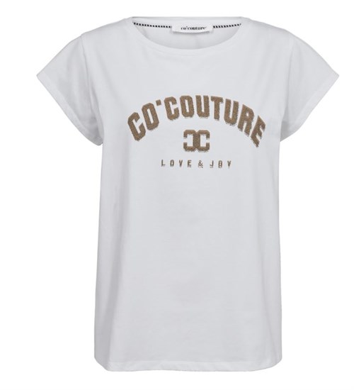 Co'Couture DustCC T-shirt med Print, Hvid
