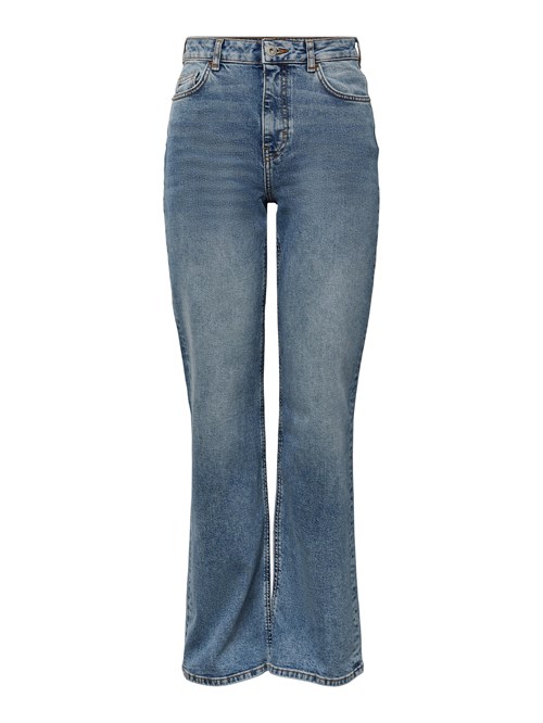 Pieces Holly Wide Jeans, Medium Blue