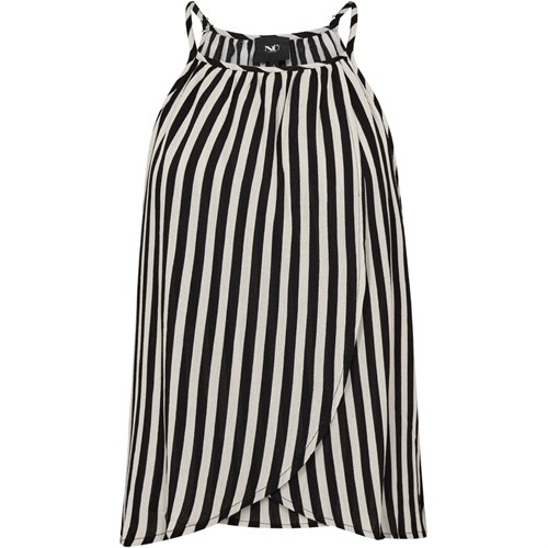 NÜ Didi Top med striber, Sort Mix