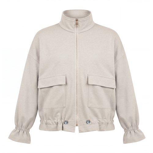 NÜ Camille Cardigan/Jakke, Jersey, Creme