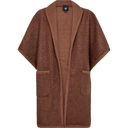 NÜ Aria Vest, Teddy, Mørkebrun, Onesize