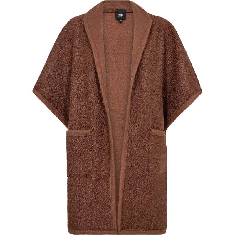 NÜ Aria Vest, Teddy, Mørkebrun, Onesize