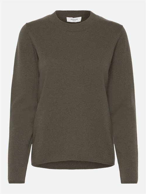 Rosemunde Laica Cashmere Langærmet Pullover, Army Grøn