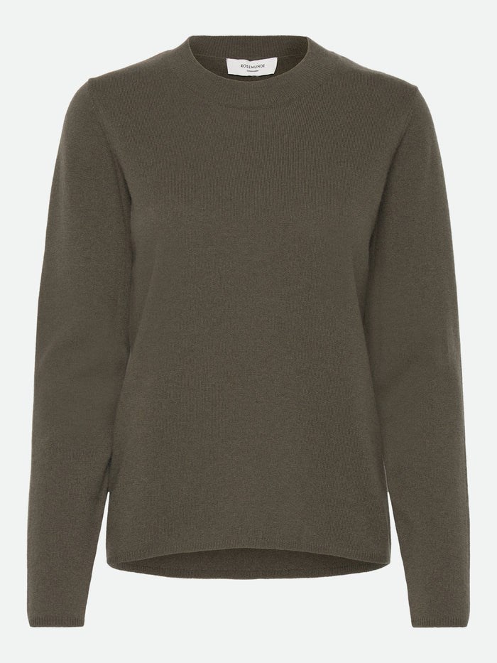 Rosemunde Laica Cashmere Langærmet Pullover, Army Grøn