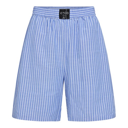 Co'Couture TeaCC Stribet Shorts, Blå