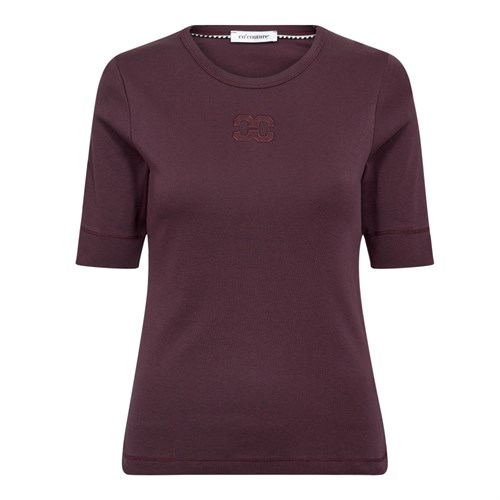 Co'Couture GrannyCC Logo T-shirt, Bordeaux