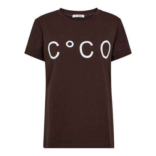 Co\'Couture, SignatureCC, T-Shirt, Med CC Logo Skrevet, Flere Farver