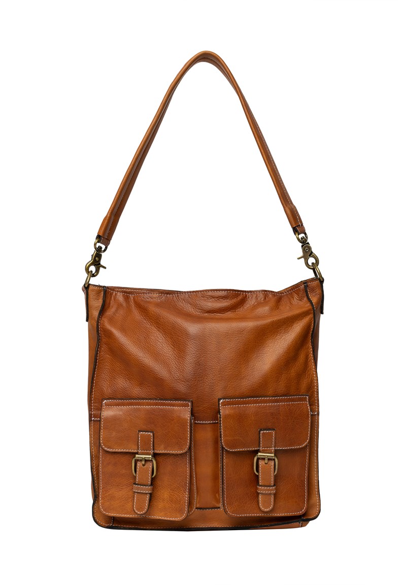 Re:Designed Heda Big Skindtaske, Burned Tan 