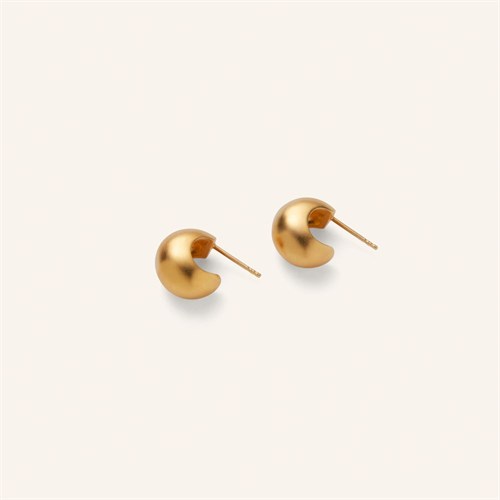Pernille Corydon Small Echo Hoops, Forgyldt