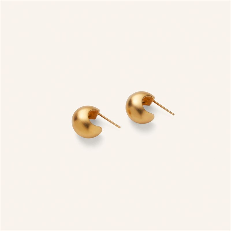Pernille Corydon Small Echo Hoops, Forgyldt