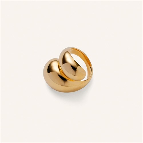 Pernille Corydon La Pausa Fingerring, Forgyldt