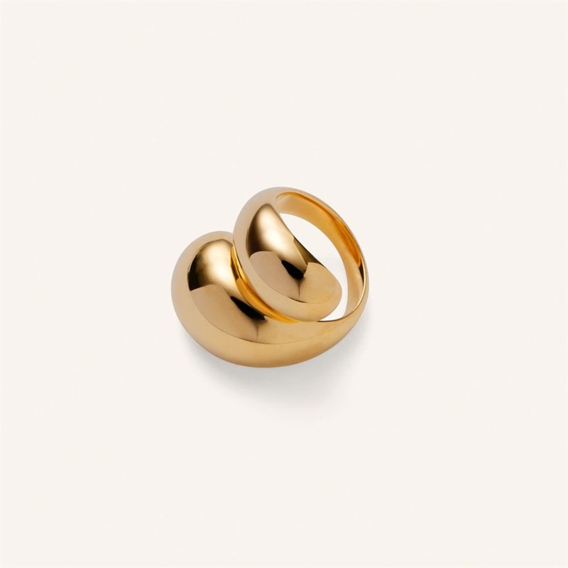 Pernille Corydon La Pausa Fingerring, Forgyldt