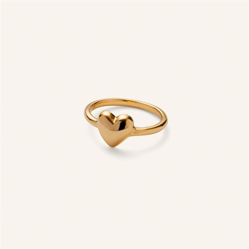 Pernille Corydon Sweetheart Fingerring, Forgyldt