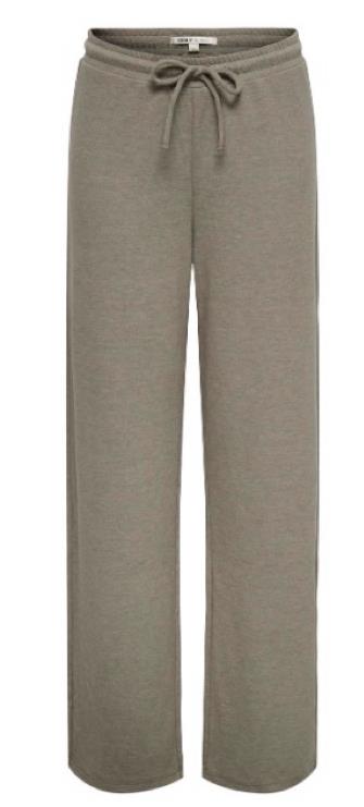 Only Lorna Bløde Bukser med Elastik og vidde, Valnød Melange