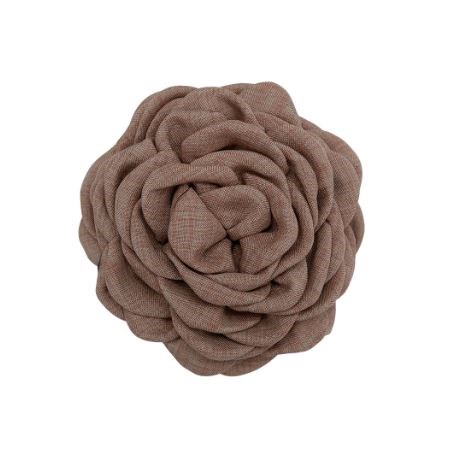 Black Colour Villa Mega Blomster Broche, Brun