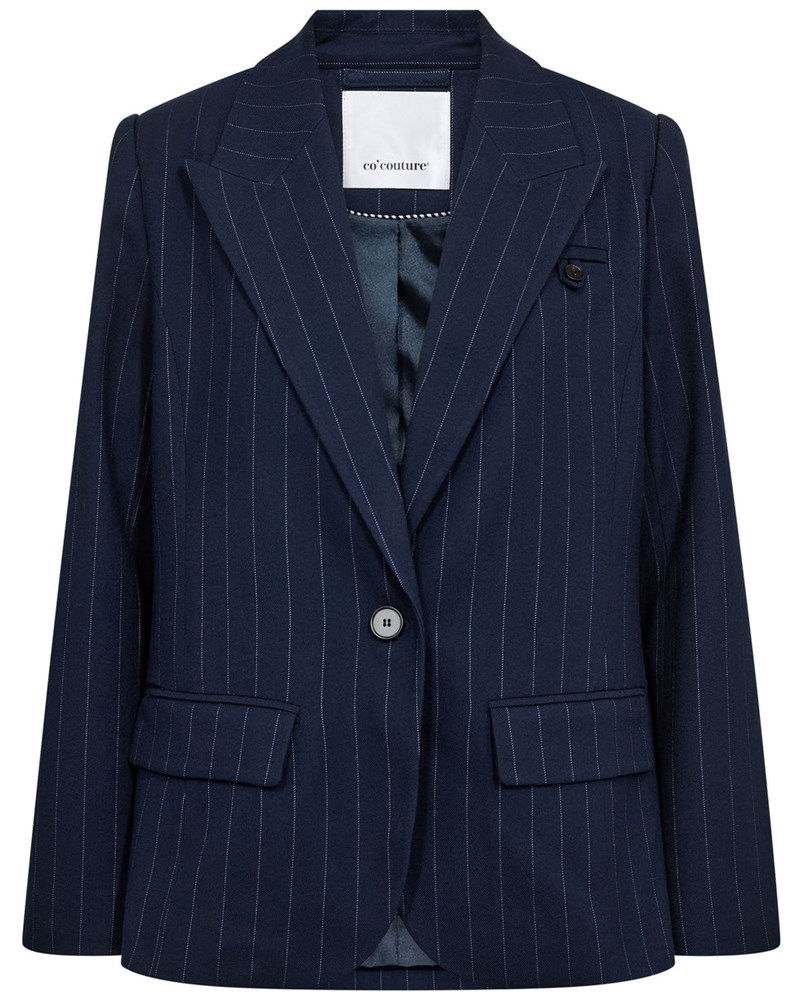 Co\'Couture GabieCC Pin Fitted Blazer, Navy
