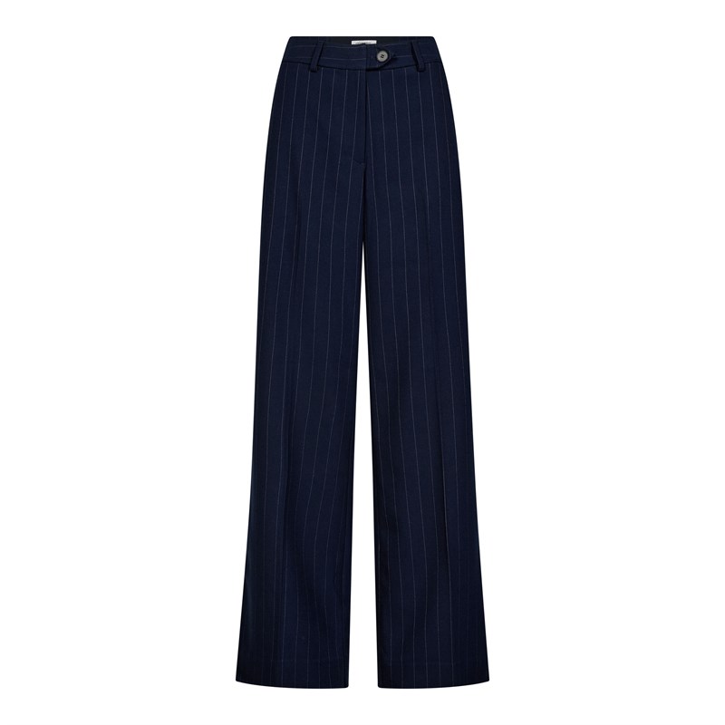 Co\'Couture GabieCC Pin Bukser med vidde, Navy pinstripe