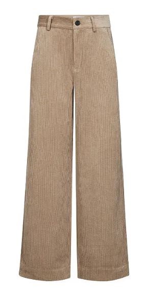 Co\'Couture DaisyCC Fløjlsbuks med lige ben, Valnød