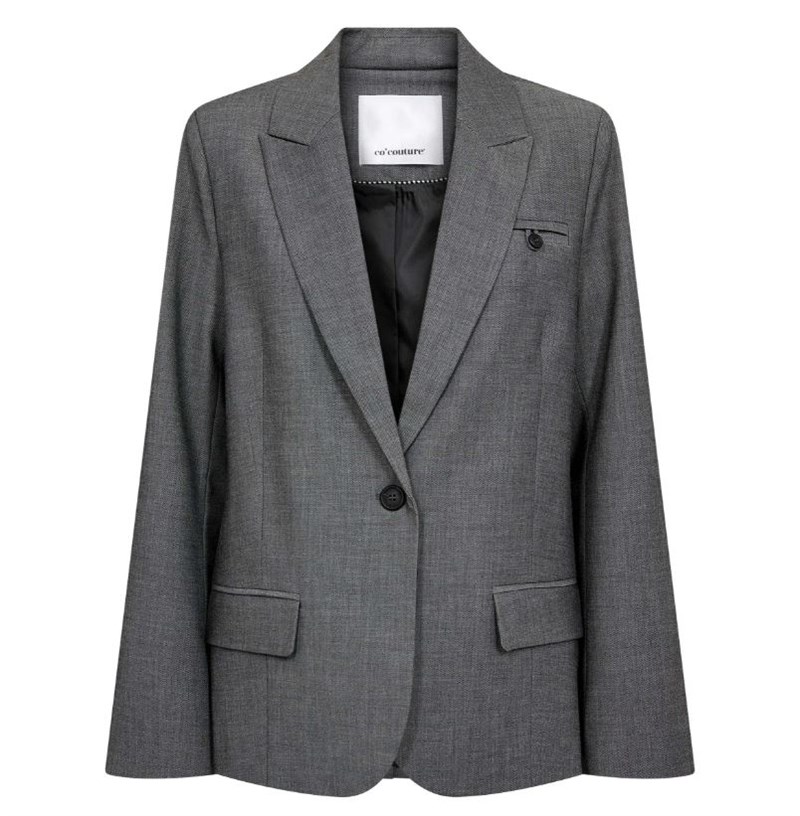 Co\'Couture JackyCC Fitted Blazer, Medium Grå