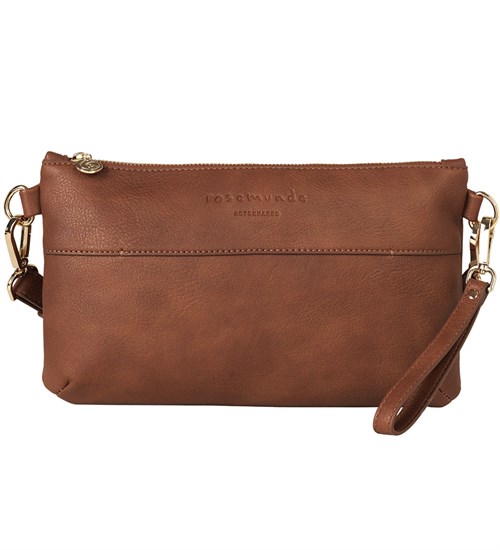 Rosemunde Clutch - Chocolate Brown/Gold