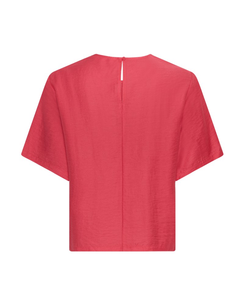 MSCH Disa 2/4 Top, Kort ærme, Rose Rød