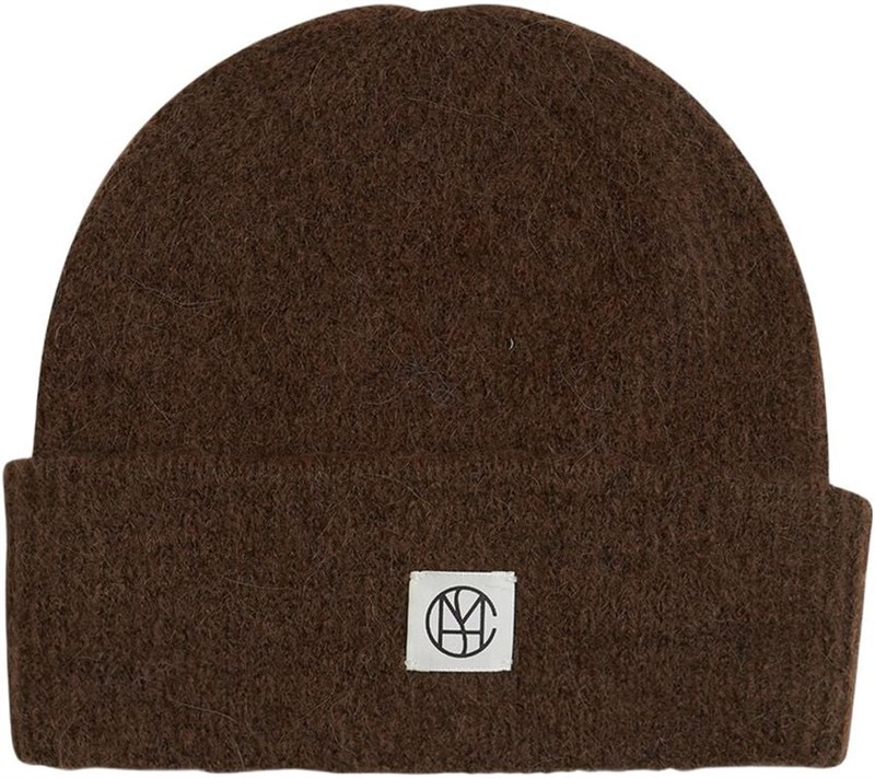 MSCH Hope Icon Beanie Strikhue, One size, Mørkebrun