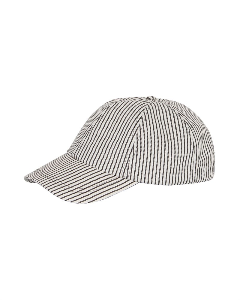 MSCH Rhianne Cap Kasket, Stribet, Lys/sort, Onesize