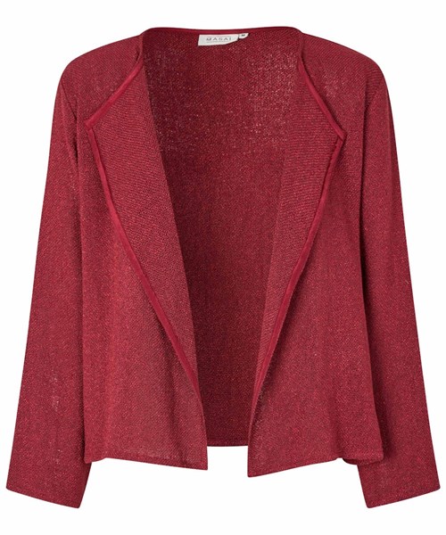 Masai MaJulitta Jakke/ Cardigan, A-shape, Vinrød