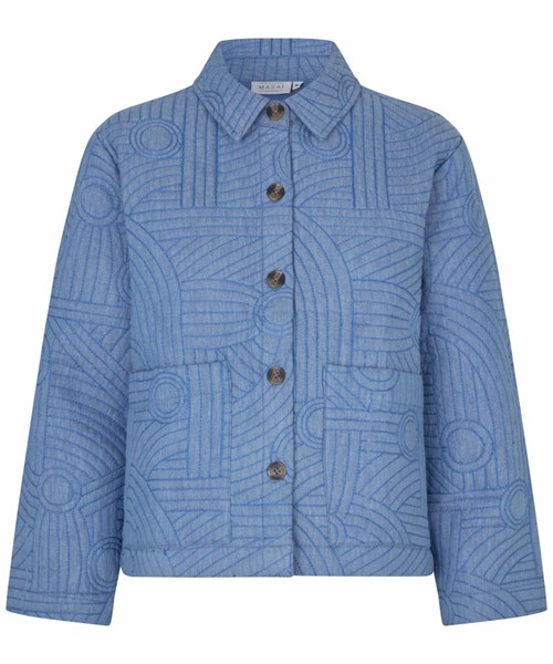 Masai MaJalindra Quiltet Jakke, Denim Blå