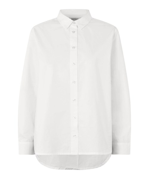 Masai MaImma Skjorte, A-shape, Løs, Hvid