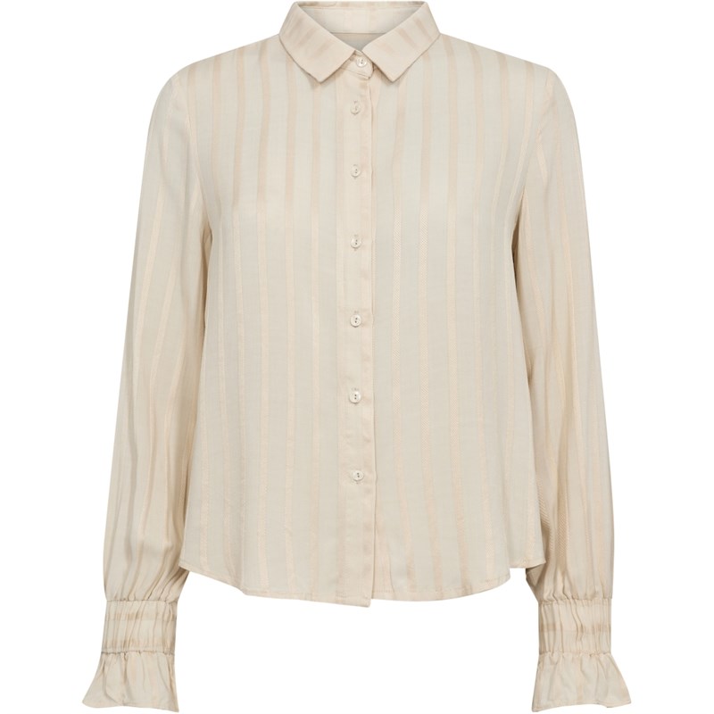 NÜ Cherin Skjorte med struktur, Creme