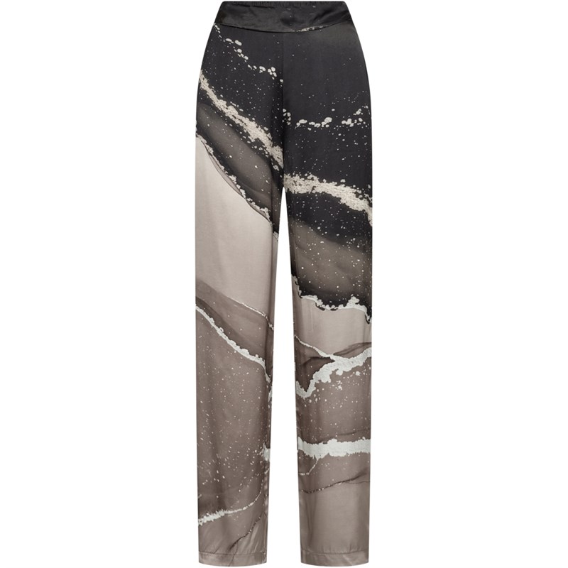 NÜ Fia Elina Bukser med print, Cigar Mix