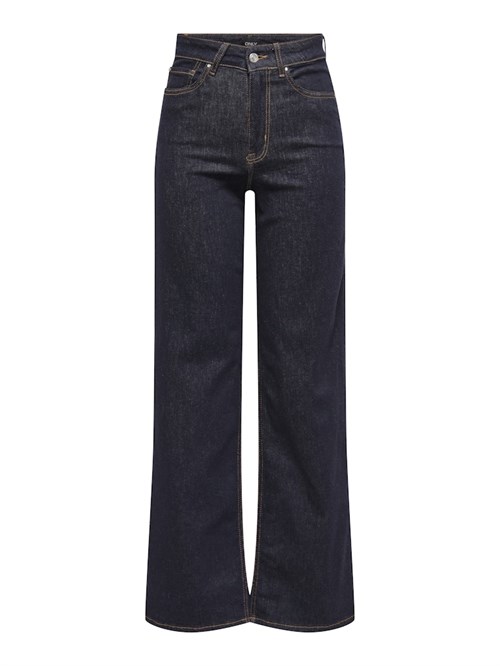 Only Madison Blush HW Jeans med Vidde, Mørkeblå