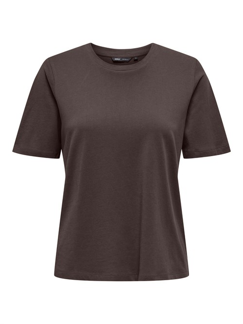 Only T-shirt Kort Ærme, Brun