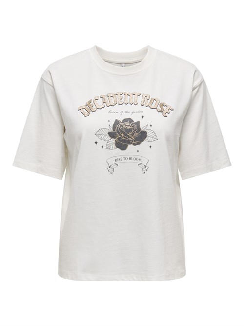 Only Lana Life T-shirt med print