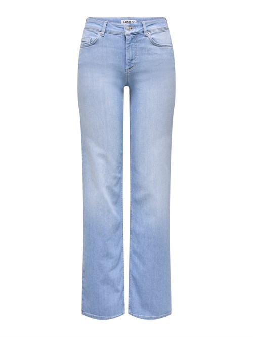 Only Blush Mid Straight Jeans, Light Blue Denim