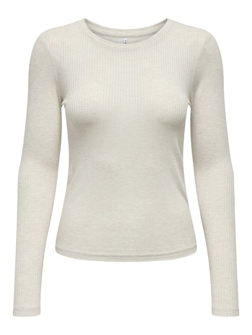 Only Alberte Langærmet Basisbluse med uld