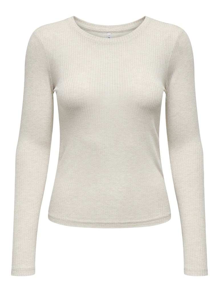 Only Alberte Langærmet Basisbluse med uld