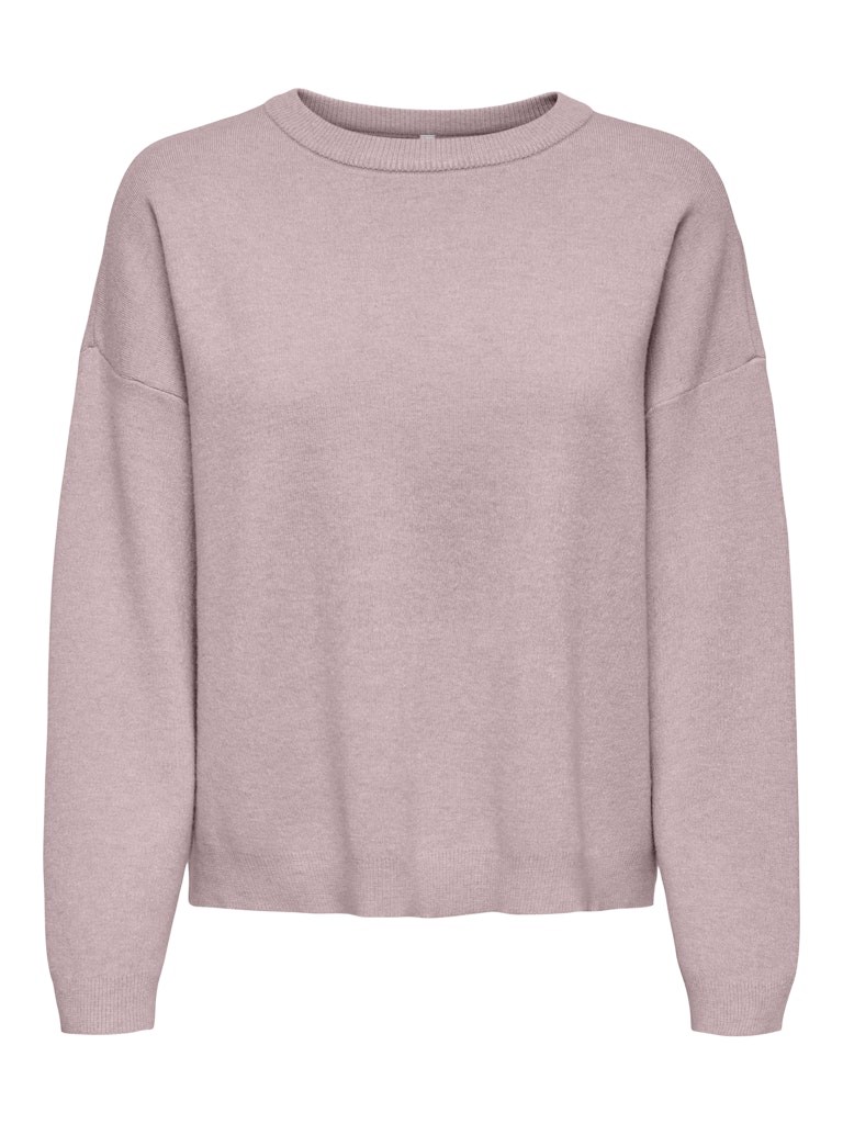 Only Ibi Strik O-Neck Bluse, Løs