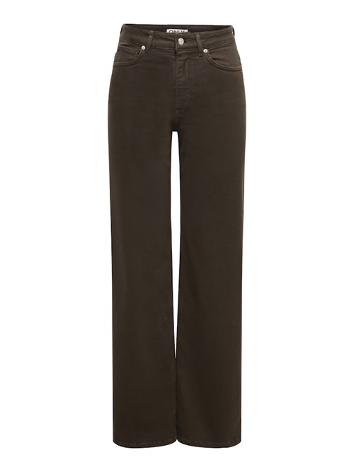 Only, Madison; Denim Jeans, Høj Taljet, Brun