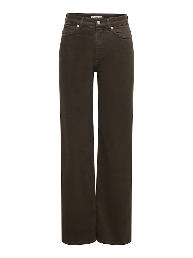 Only, Madison; Denim Jeans, Høj Taljet, Brun