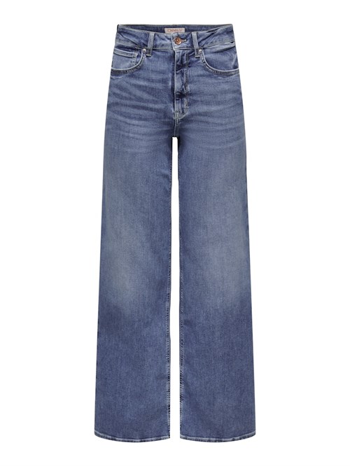 Only Madison Blush Denim Jeans HW Wide, Light Blue