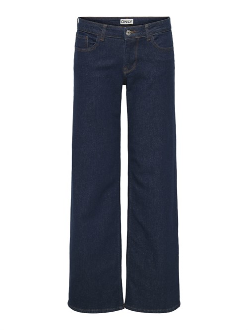 Only Judy Jeans, Low Waist med Vidde, Mørk Denim
