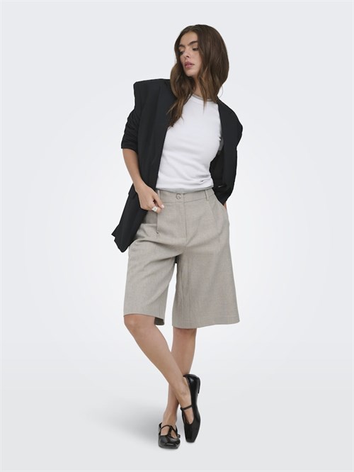 Only Linda HW Shorts, Lange, Sand