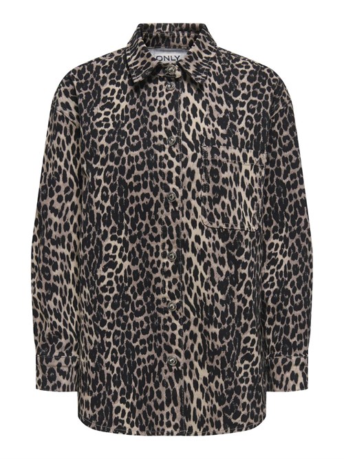 Leopard jakke/ skjorte fra Only