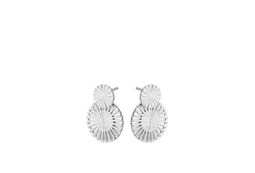 Markante sølv øreringe fra Pernille Corydon