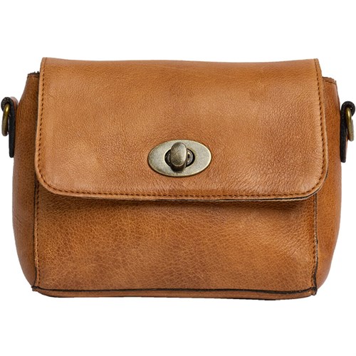 Lille crossover taske i brun fra Re:Designed