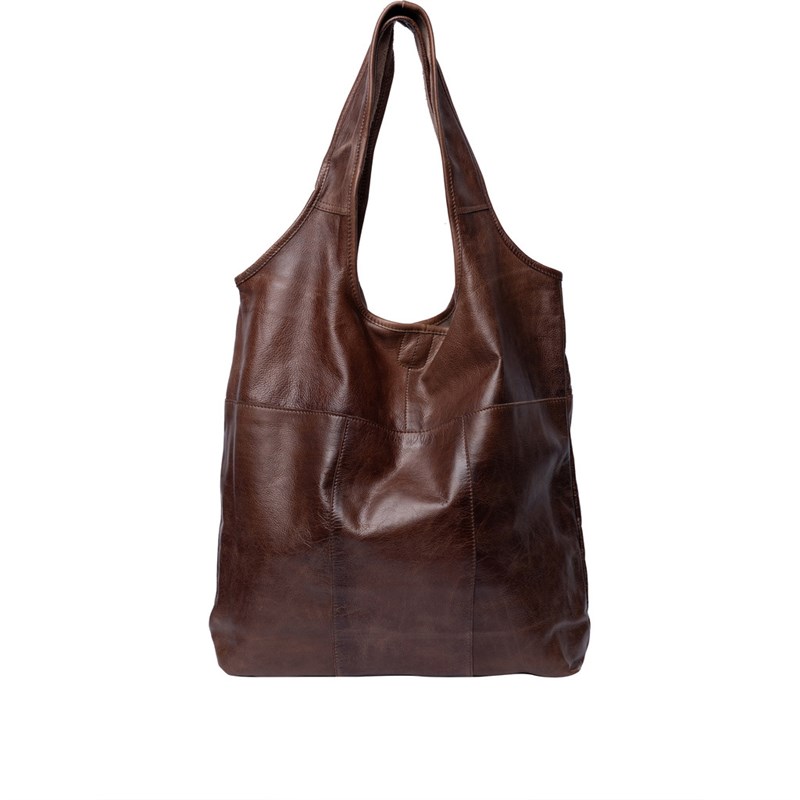 Re:Designed, Lyra Urban Skind Shopper, Woodsmoke Brun