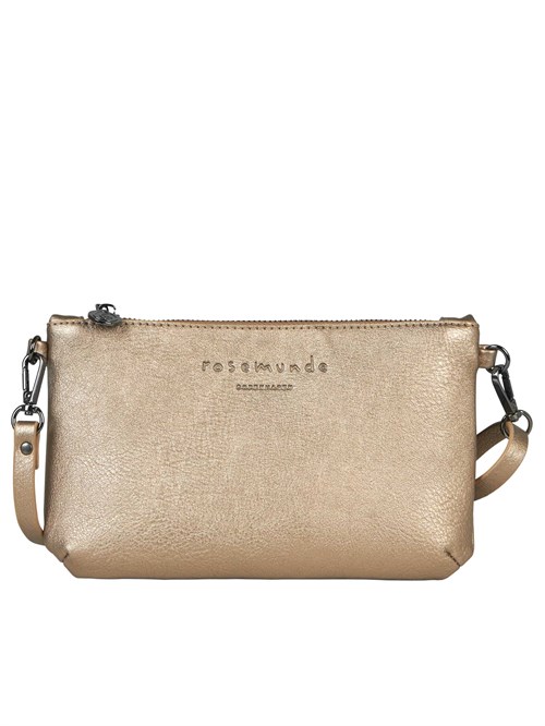 Rosemunde Lille Clutch, Mørk Guld med Sort Oxid