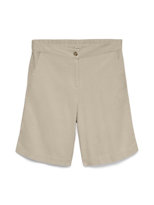 VM MyMilo Bermuda Shorts, Hør/viskose, Sand